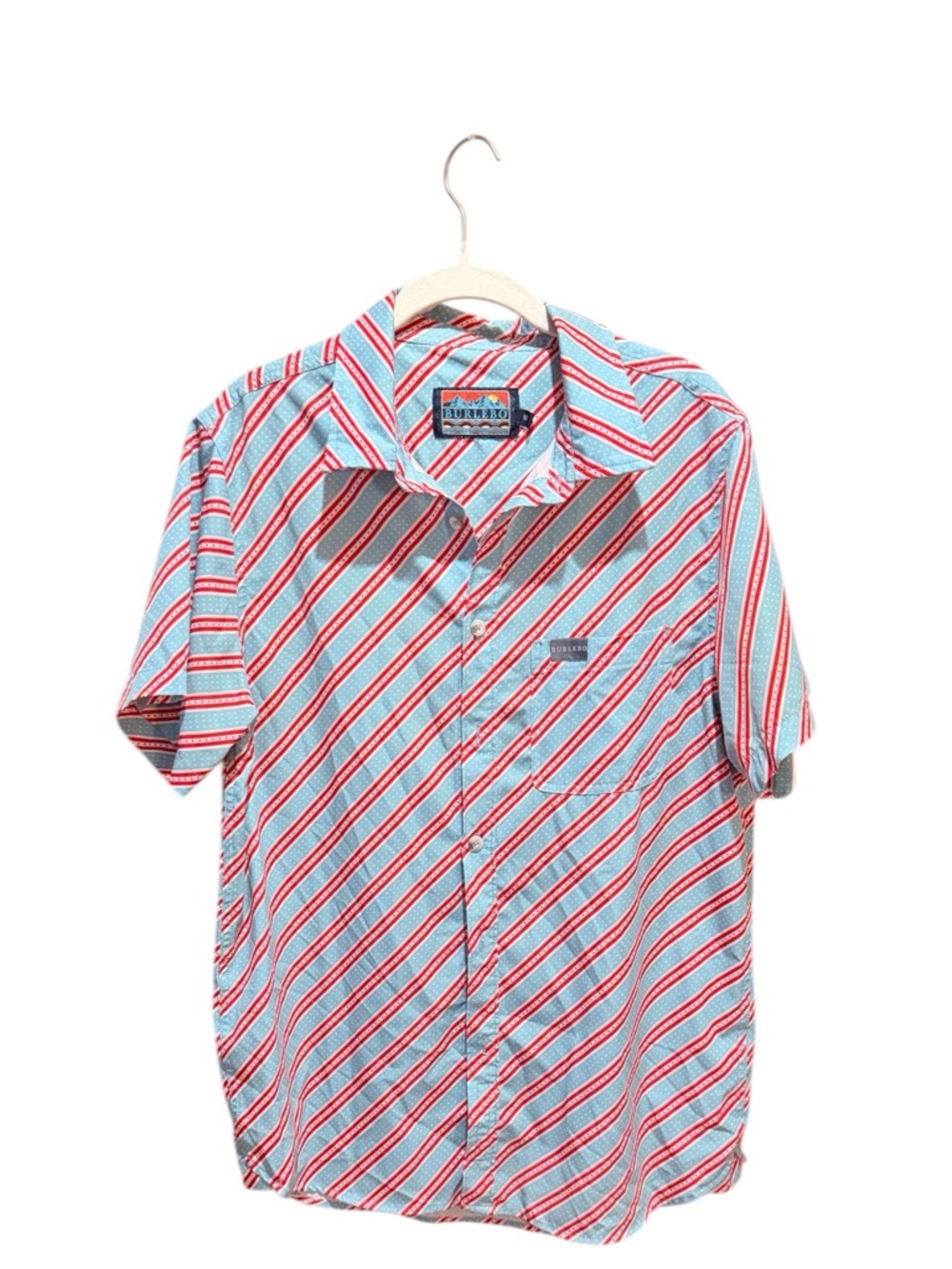 Burlebo Men’s Button Down, Short Sleeve